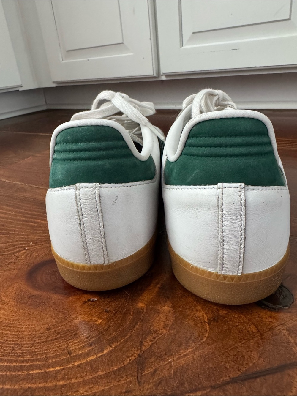 adidas Samba OG Collegiate Green Stripes and Gum Sole. Size 14 - Picture 5 of 10
